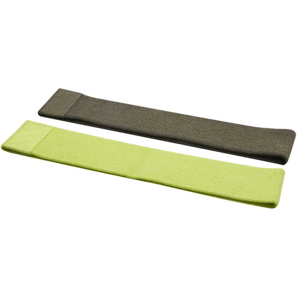 Grip 2-piece resistance band set - Lime, Forest green