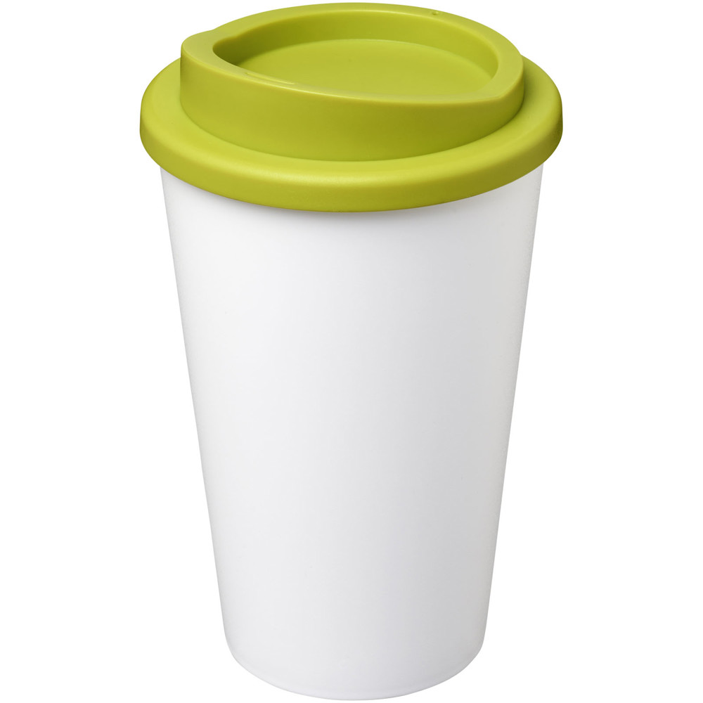 Americano® 350 ml insulated tumbler - White, Lime