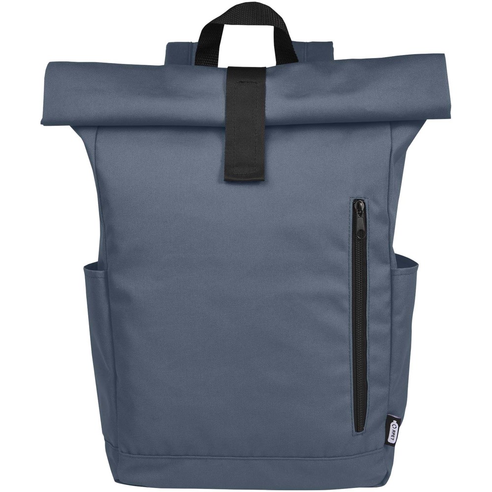 Byron 15.6" GRS RPET roll-top backpack 18L