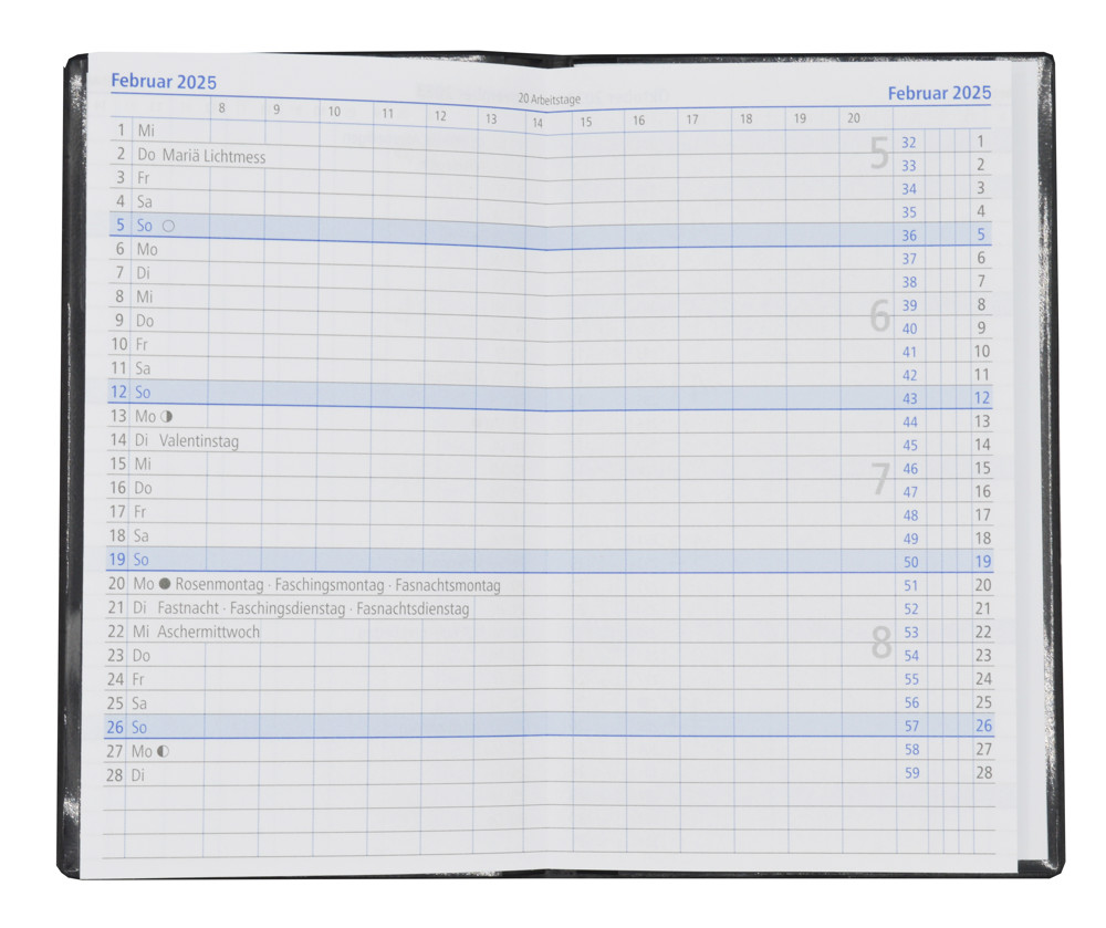 Henkel Ready-inserted calendar in an interchangeable sleeve