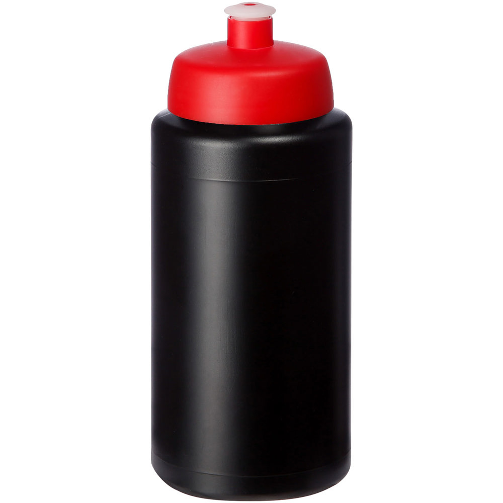 Baseline® Plus grip 500 ml sports lid sport bottle - Black, Red