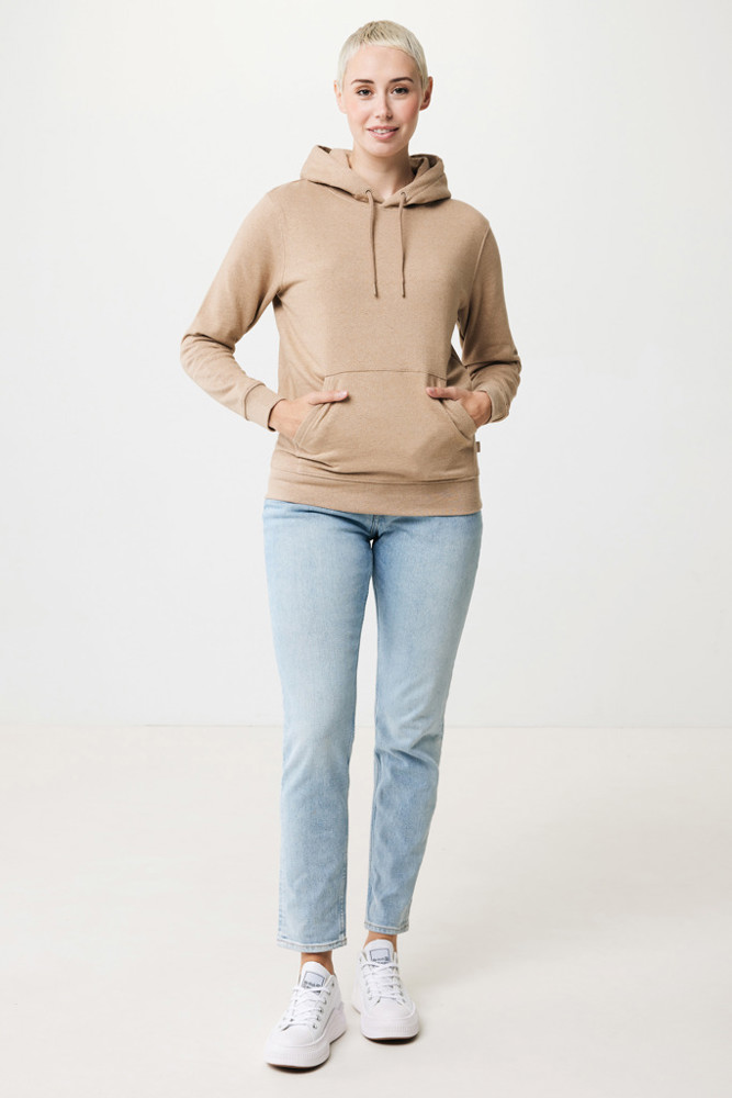 IQONIQ Torres recycled cotton hoodie undyed