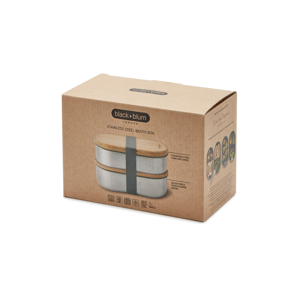 Black+Blum Stainless Steel Double Bento Box