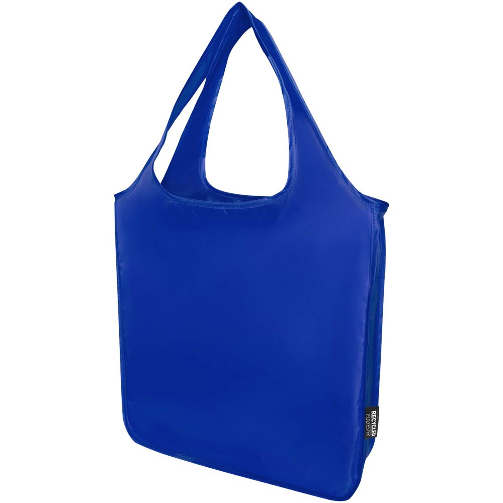 Ash RPET large foldable tote bag 14L - Royal blue
