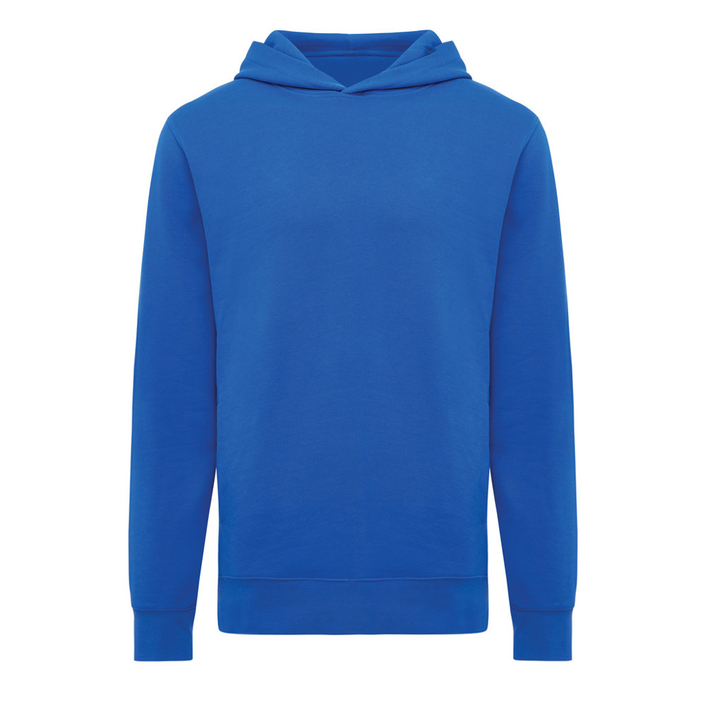 IQONIQ Yengo recycled cotton hoodie with sidepockets - royal blue (± PMS 19-4050 TCX)