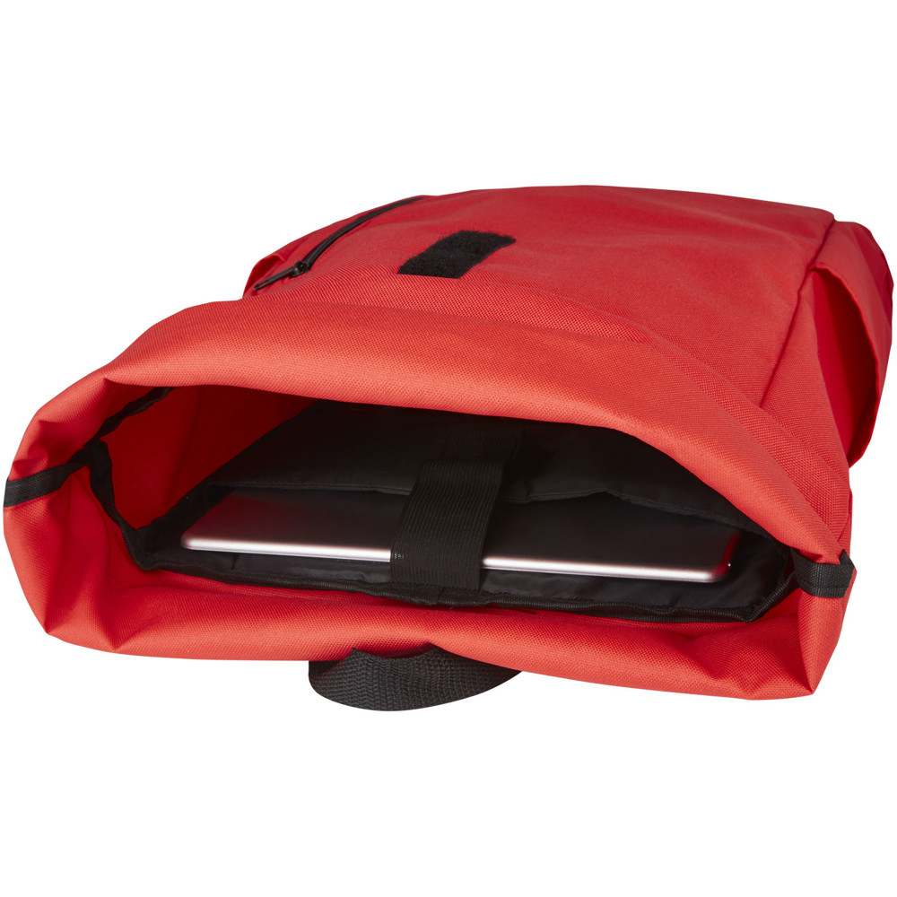 Byron 15.6" GRS RPET roll-top backpack 18L