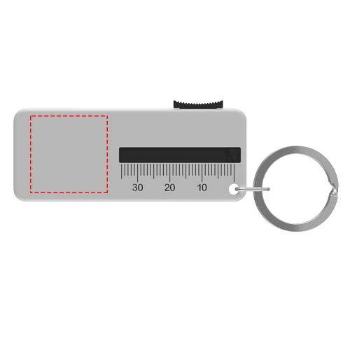 Rove recycled tyre tread check keychain