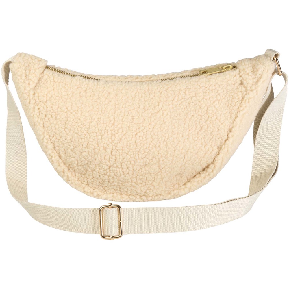 Bear GRS recycled sherpa crossbody bag 3L