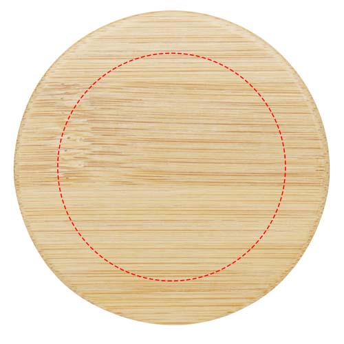 Lustre bamboo mirror