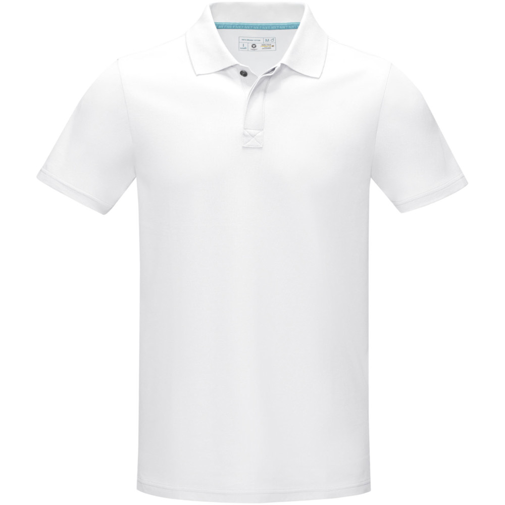 Graphite short sleeve men’s organic polo