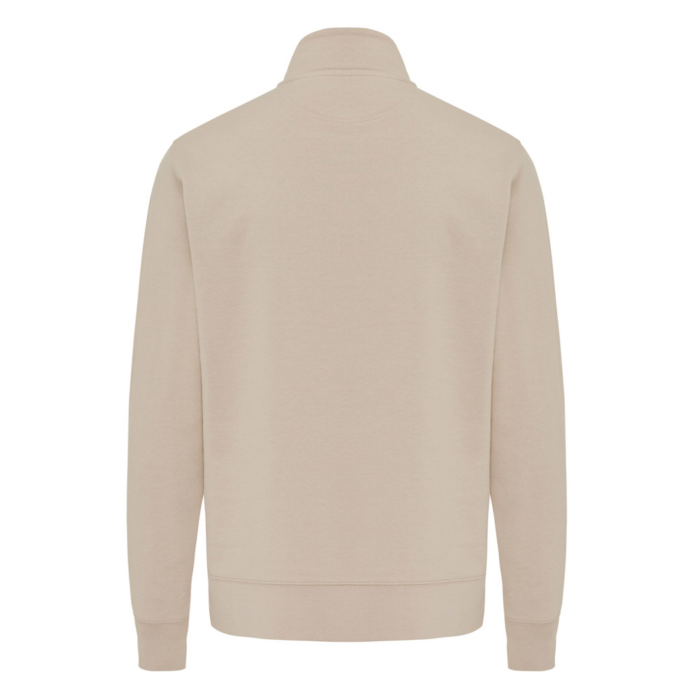 IQONIQ Elgon recycled cotton quarter zip sweater