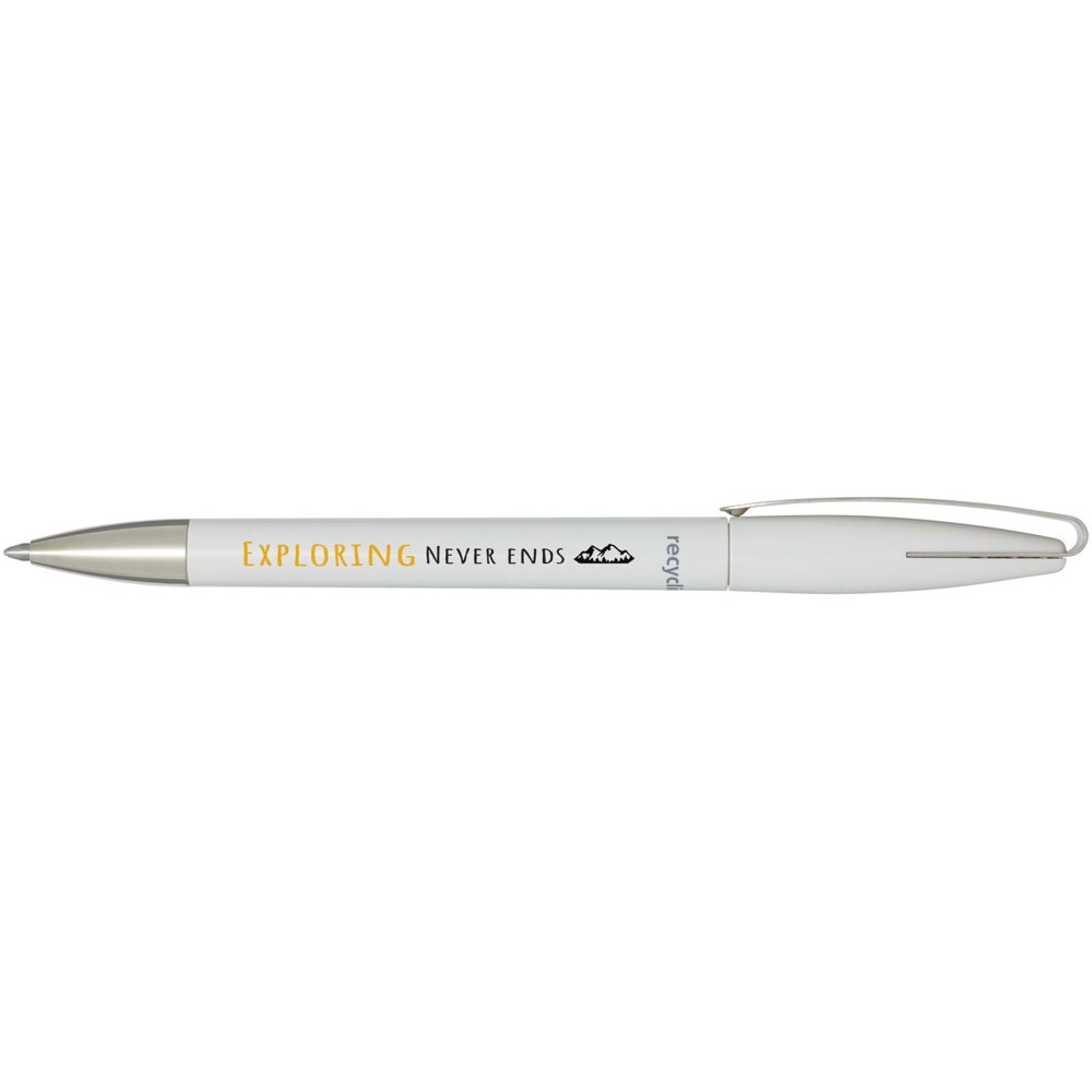 Ana recycled plastic ballpoint pen (blue ink)