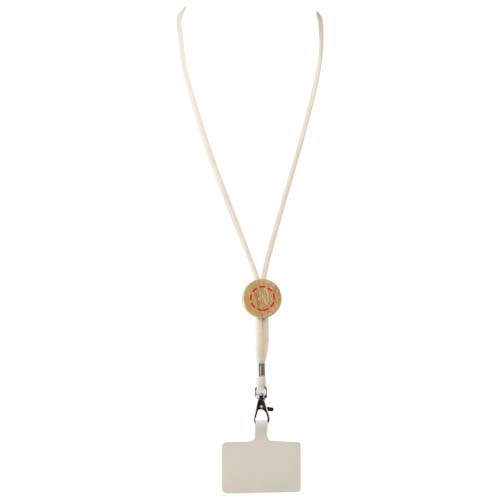 Adhab smartphone lanyard with bamboo details