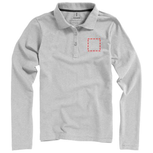 Calgary 180 g/m2 long sleeve women's polo