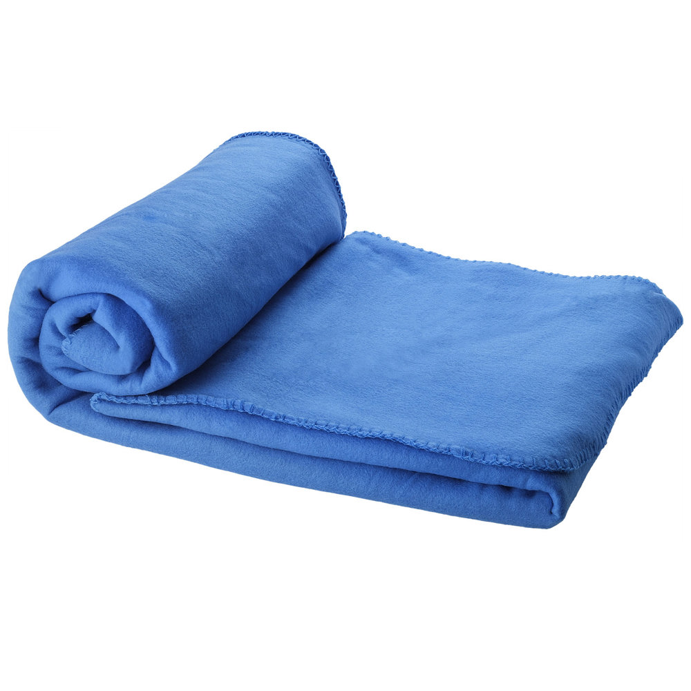 Huggy fleece plaid blanket with carry pouch 150x120 cm