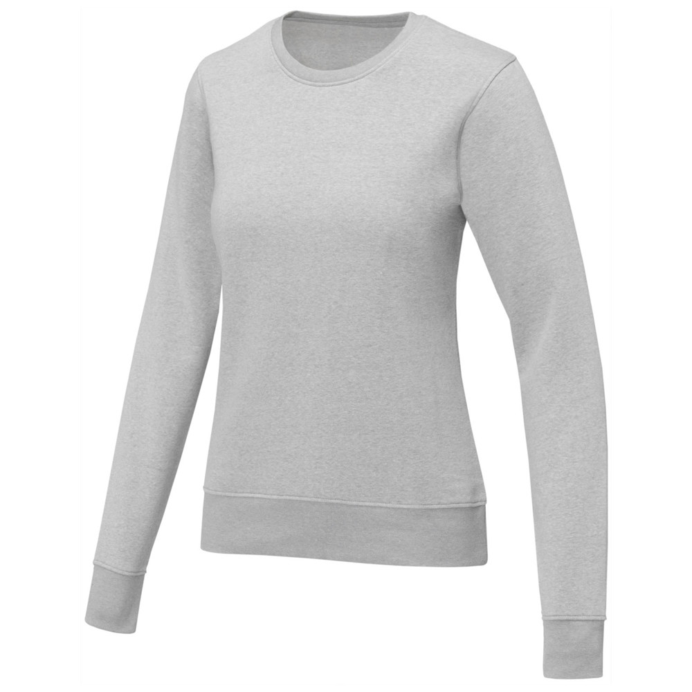 Zenon women’s crewneck sweater - Heather grey