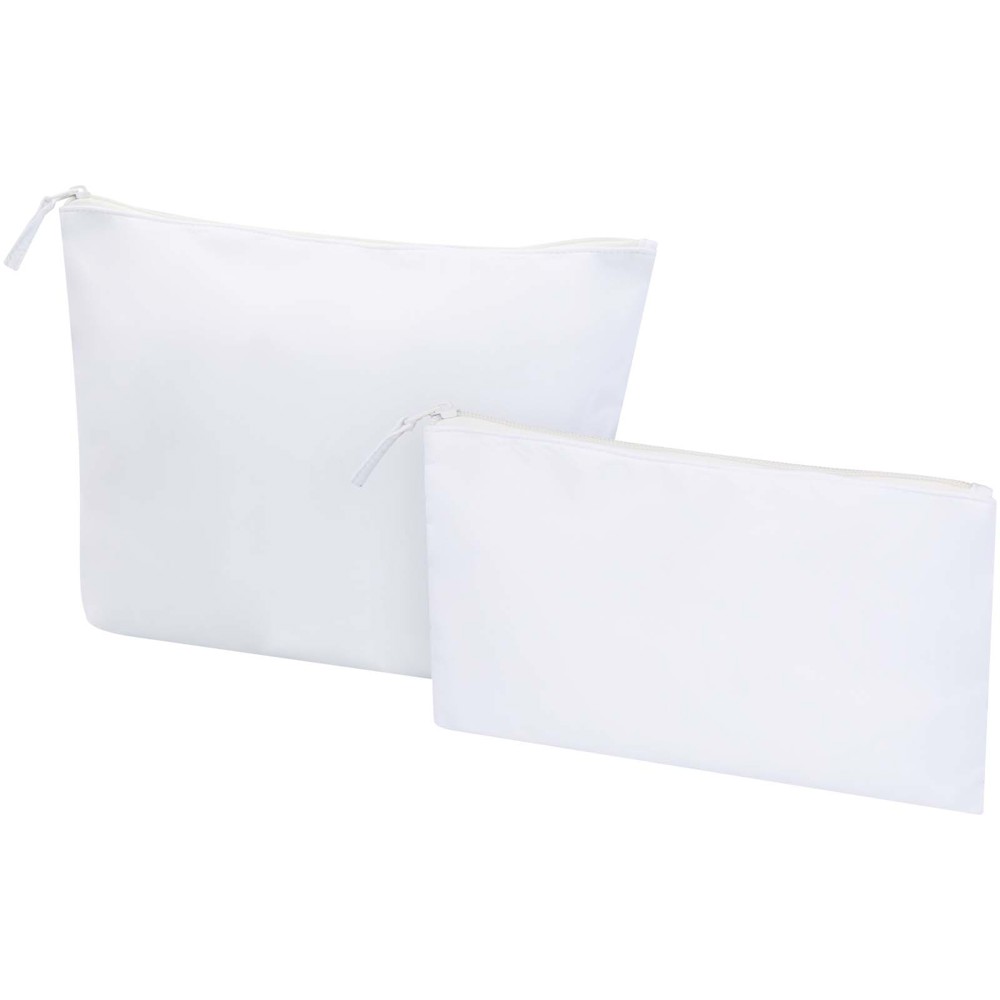 Swift GRS recycled toiletry bag set - White