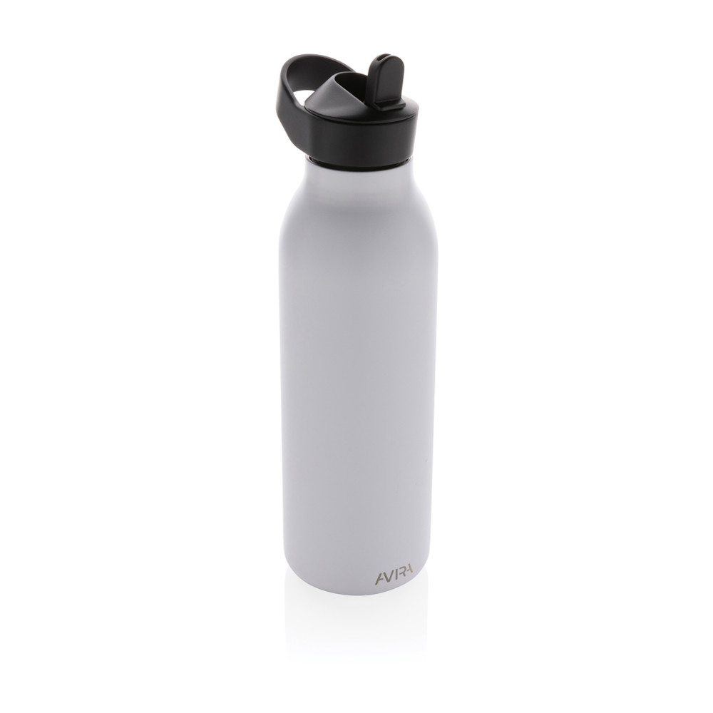 Avira Ara RCS Re-steel fliptop water bottle 500ml - white (± PMS White)