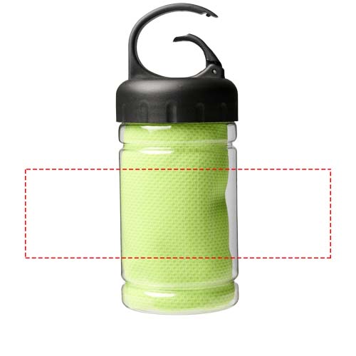 Remy cooling towel in PET container