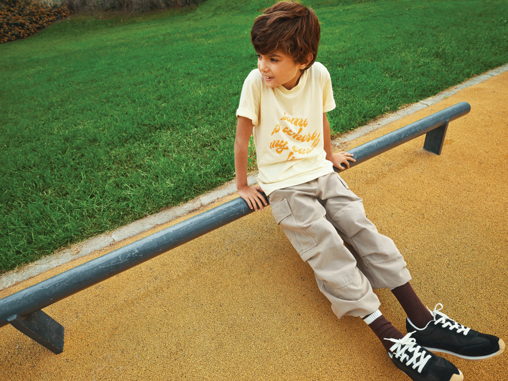IQONIQ Koli kids lightweight recycled cotton t-shirt