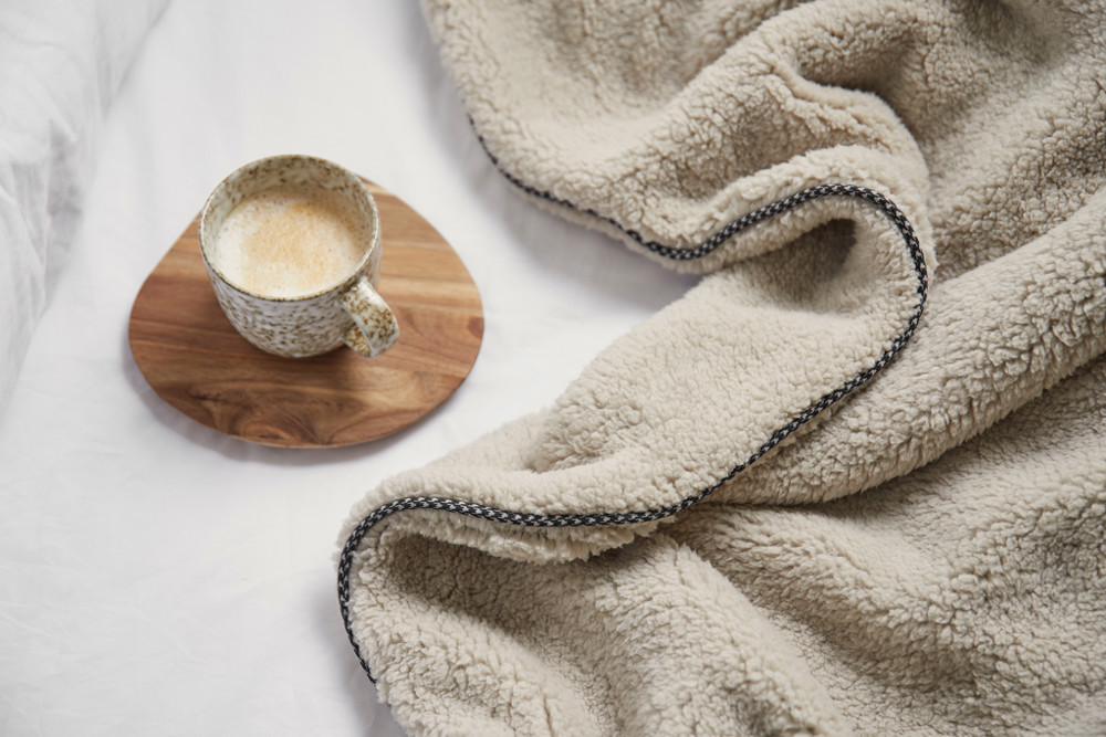 VINGA Maine GRS recycled double pile blanket