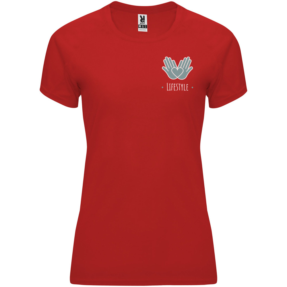 Bahrain 135 g/m2 short sleeve women's sports t-shirt
