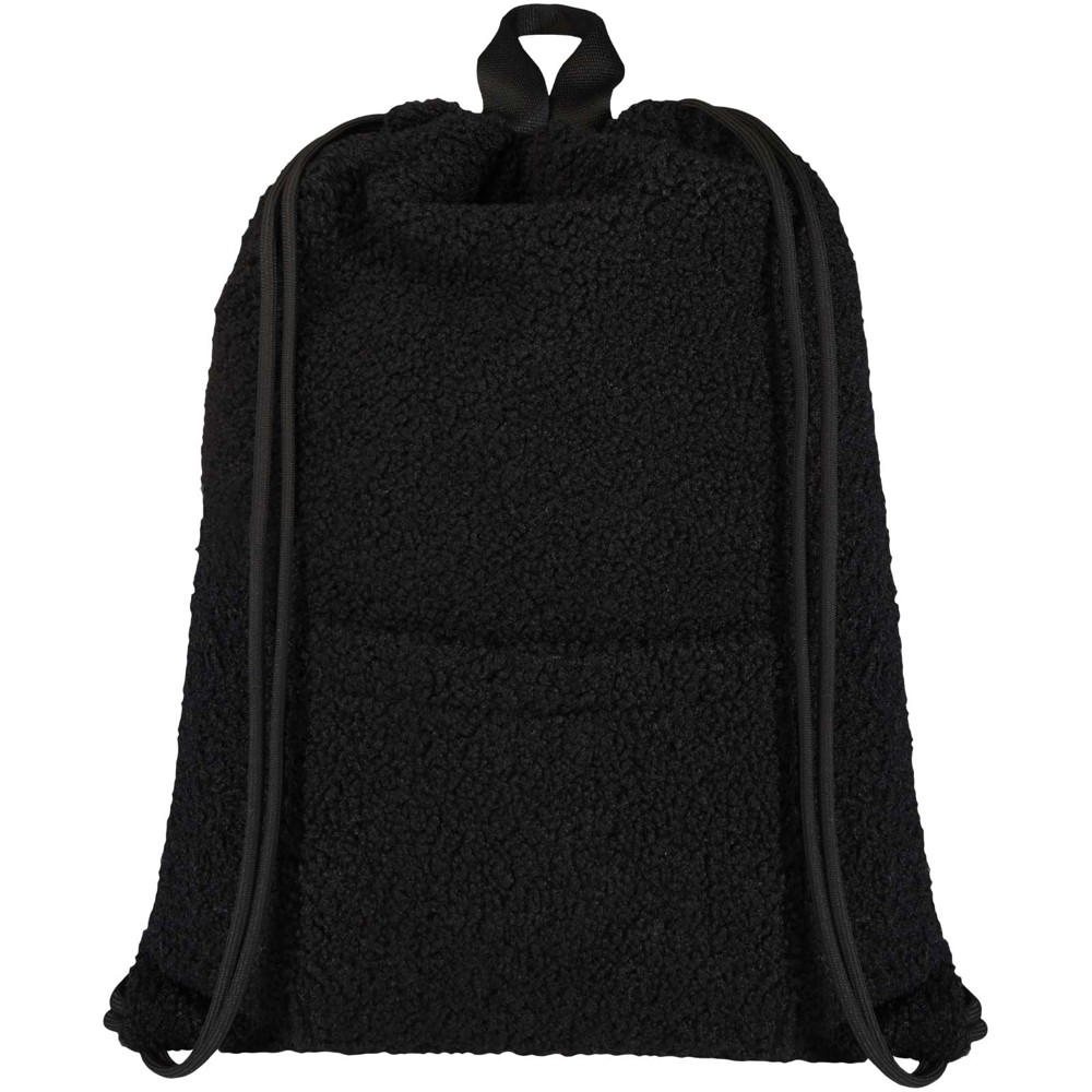 Bear GRS recycled sherpa drawstring backpack 9L