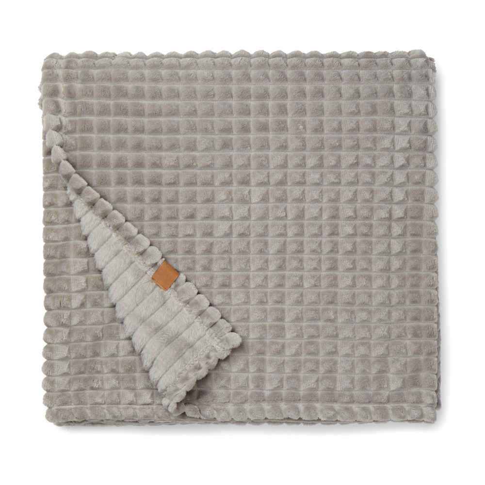 VINGA Branson GRS recycled pet blanket - grey (± PMS 16-3802)