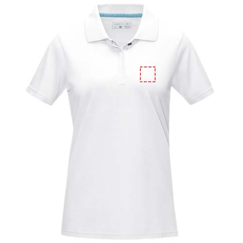 Graphite short sleeve women’s organic polo