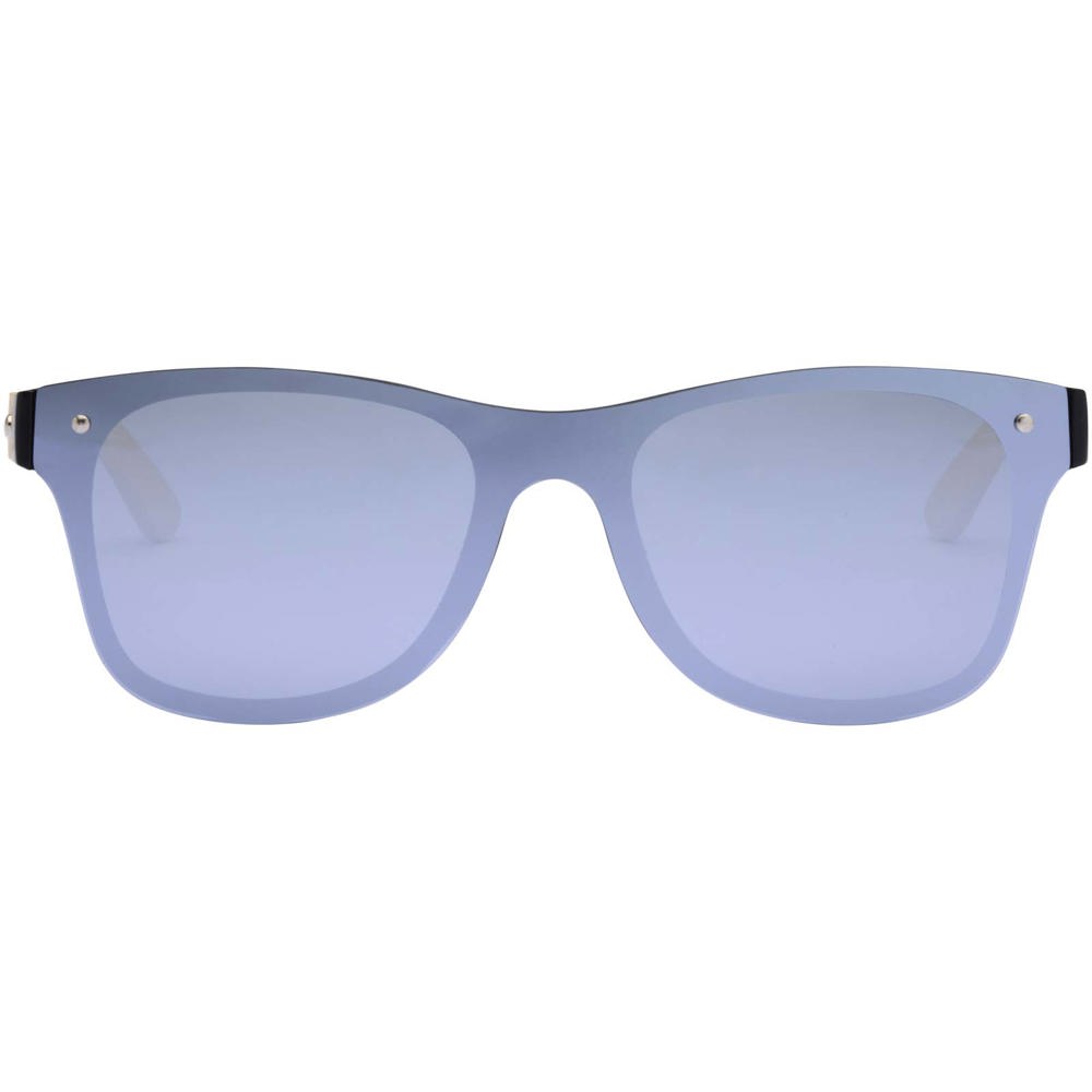 Tan sunglasses with bamboo temples