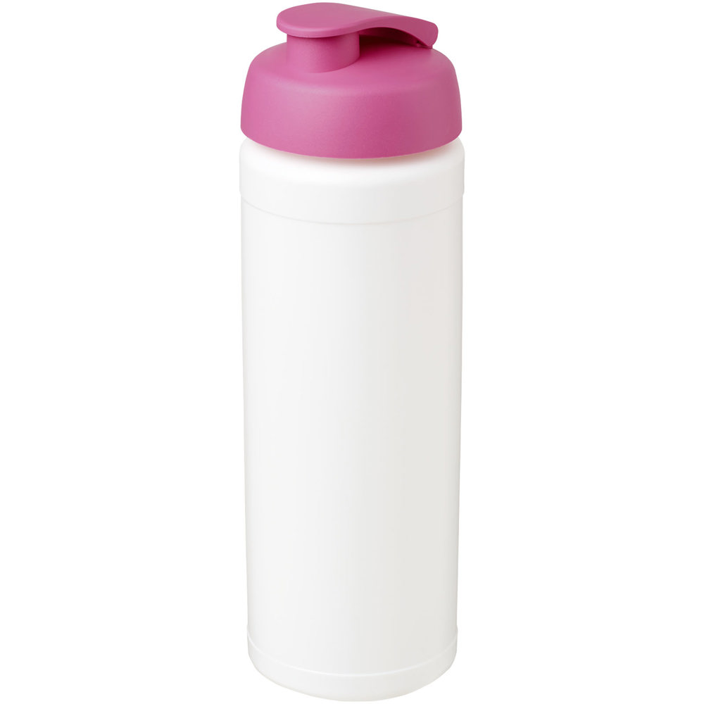 Baseline® Plus grip 750 ml flip lid sport bottle - White, Pink