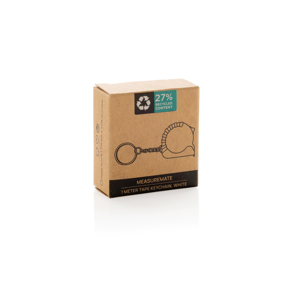 MeasureMate RCS reycled ABS 1 meter tape keychain