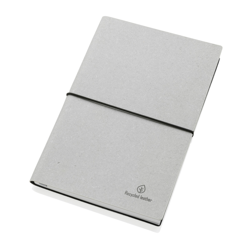 A5 GRS recycled leather notebook