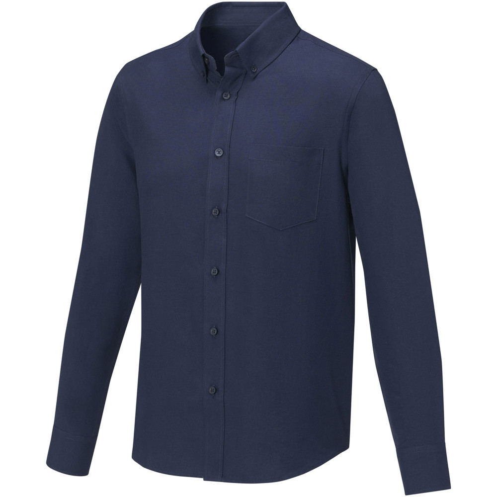 Pollux 130 g/m2 long sleeve men's shirt - Navy