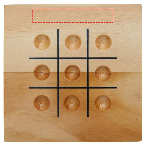 Strobus wooden tic-tac-toe game