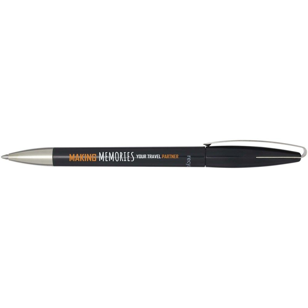 Ana recycled plastic ballpoint pen (blue ink)