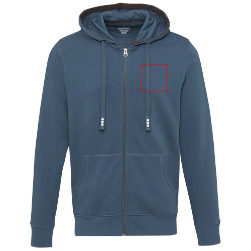 Arora 300 g/m2 unisex full zip hoodie