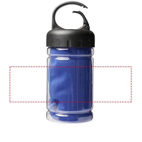 Remy cooling towel in PET container