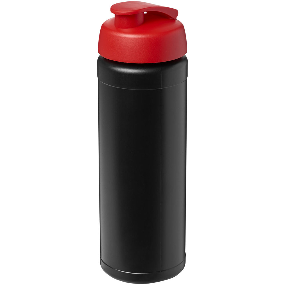 Baseline® Plus 750 ml flip lid sport bottle - Black, Red