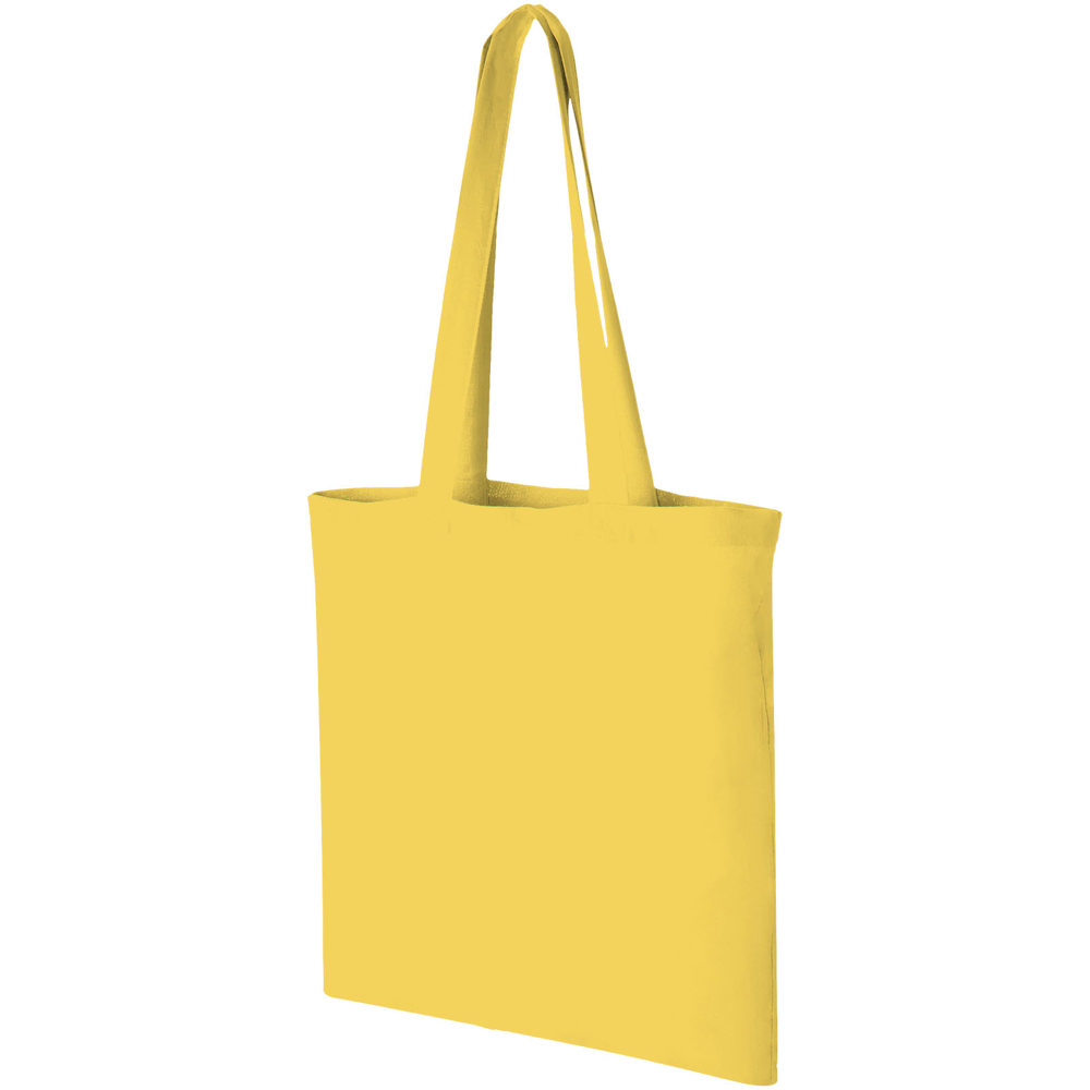 Carolina 100 g/m² cotton tote bag 7L - yellow