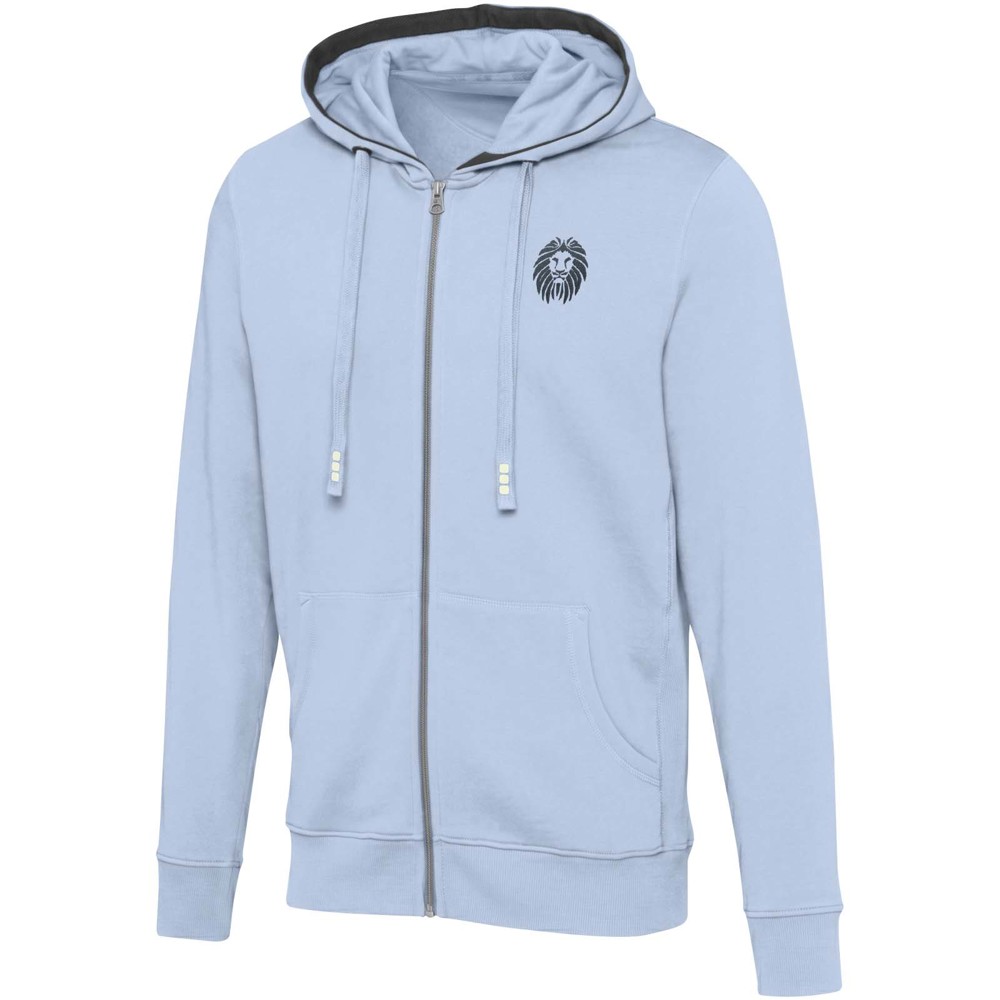 Arora 300 g/m2 unisex full zip hoodie
