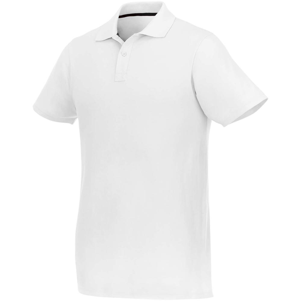 Helios 180 g/m2 short sleeve men's polo - White