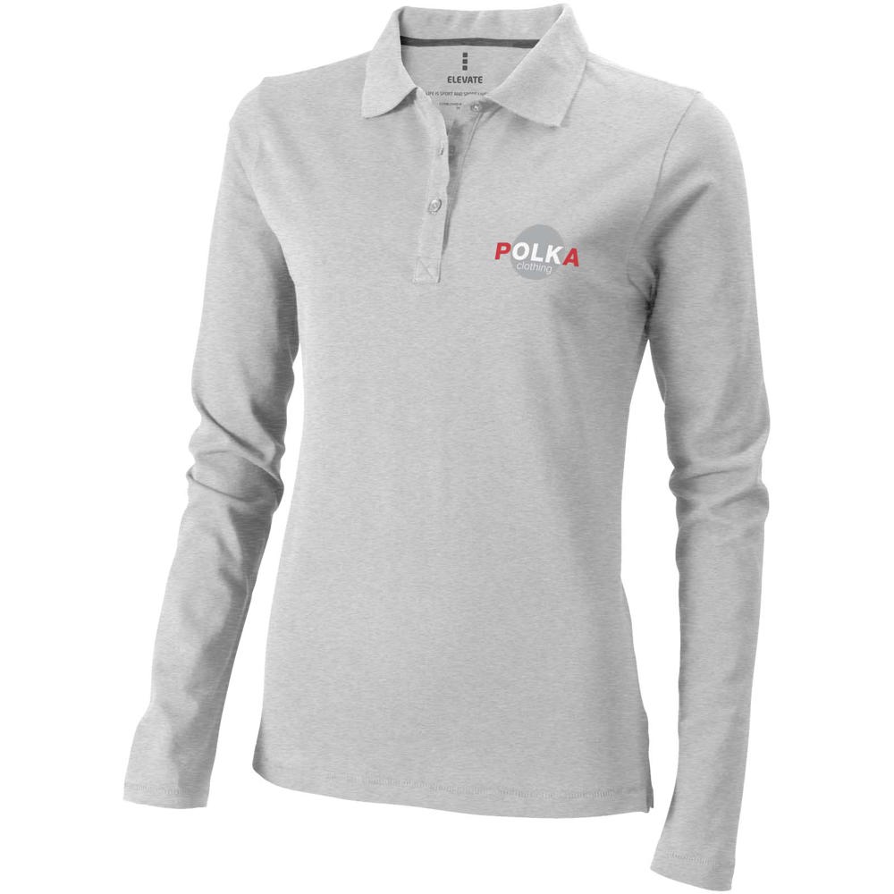 Calgary 180 g/m2 long sleeve women's polo