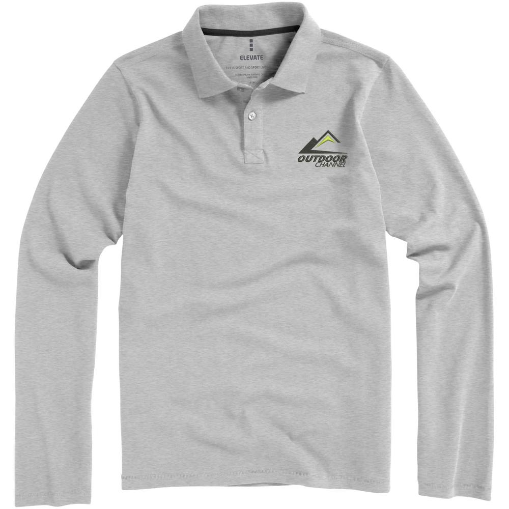 Calgary 180 g/m2 long sleeve men's polo