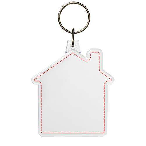 Combo house-shaped keychain