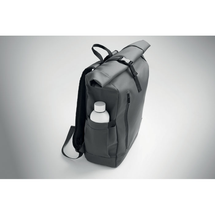 BANGKOK ROLL - Rolltop laptop rucksack 600D