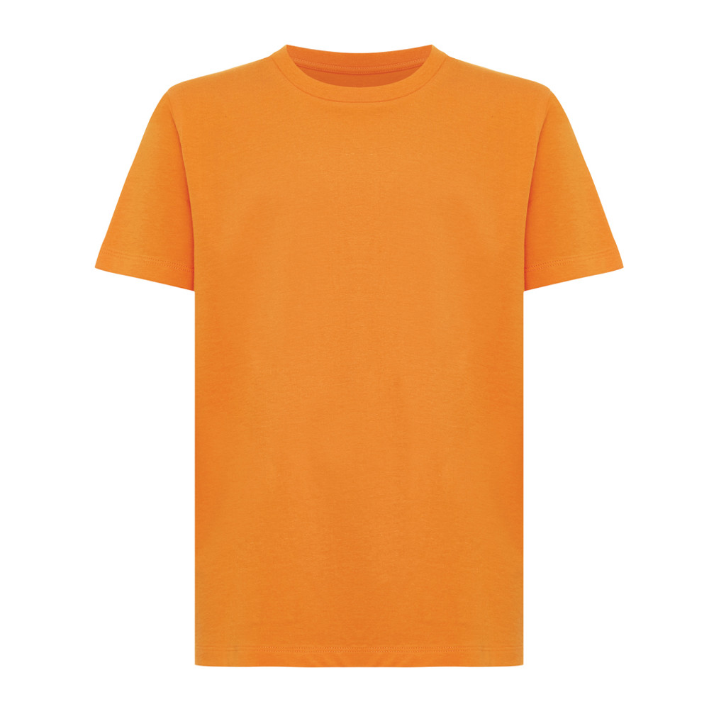 IQONIQ Koli kids lightweight recycled cotton t-shirt - orange (± PMS 16-1255 TCX)