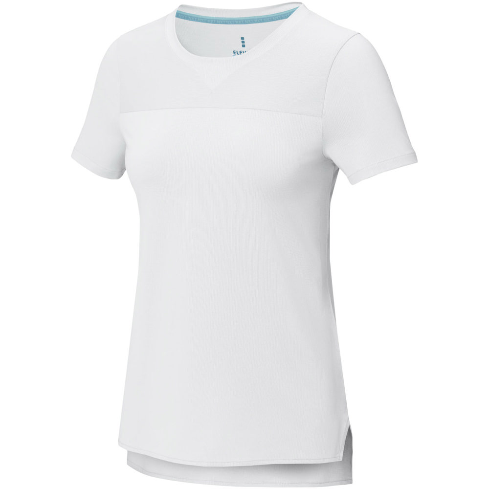 Borax 160 g/m2 short sleeve women's GRS recycled cool fit t-shirt - White