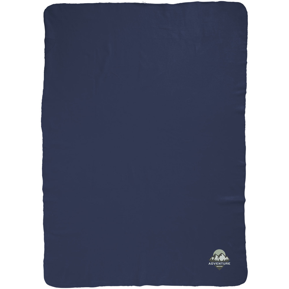 Huggy fleece plaid blanket with carry pouch 150x120 cm