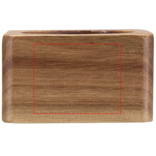 Napora acacia wood napkin ring holders